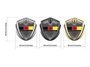 VW Emblem Silicon Badge Sports Design High-Quality